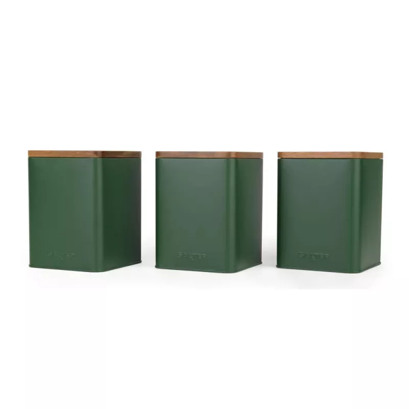 Salter BW12898G Toronto set di contenitori per alimenti da 3 pezzi, verde