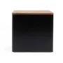 Salter BW128991 portapane Toronto, nero/legno