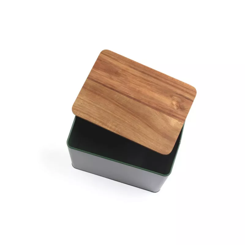 Salter BW12899G Toronto portapane, verde/legno