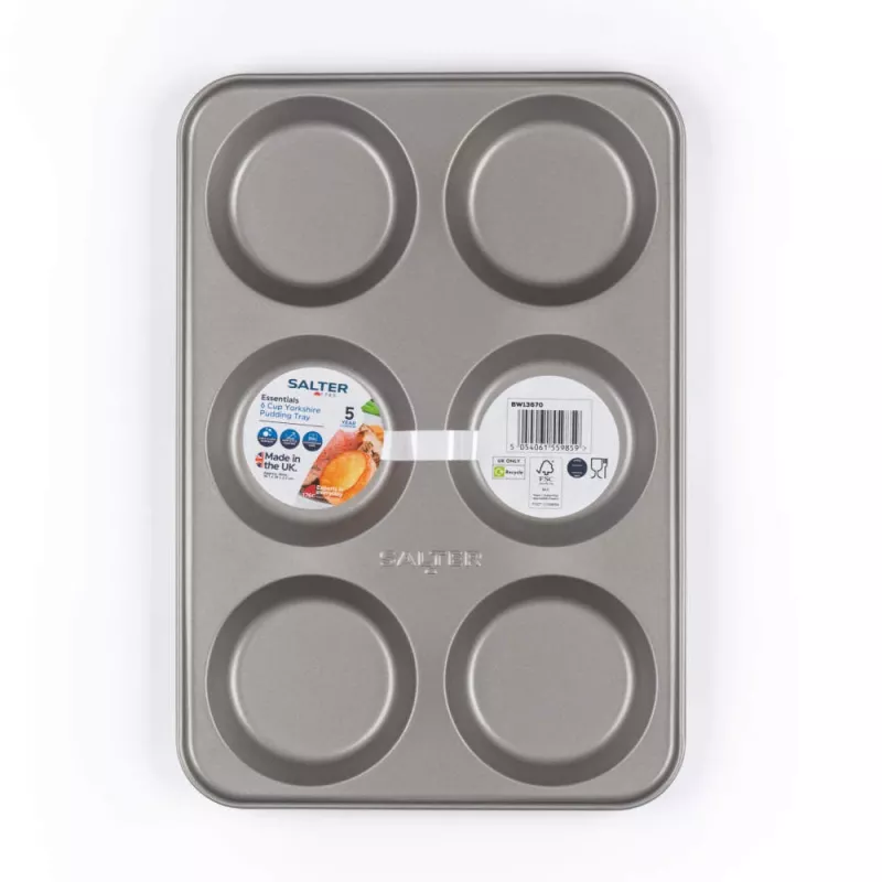 Salter BW13670 Essentials stampo per Yorkshire pudding da 6 scomparti