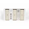 Salter BW13729OEU7 Pebble set di contenitori per alimenti Stone da 3 pezzi, beige
