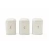 Salter BW13729OEU7 Pebble set di contenitori per alimenti Stone da 3 pezzi, beige