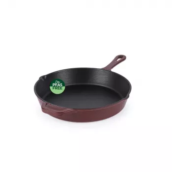 Salter BW13773R padella in ghisa 26 cm, rossa