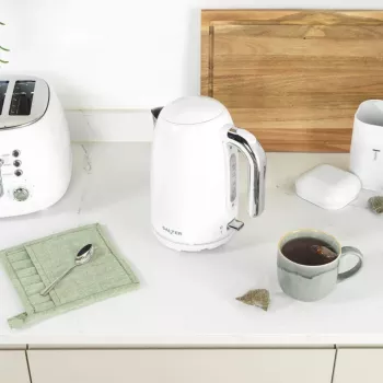 Salter BW14043EU7 Boston set di 3 contenitori per alimenti, bianco