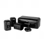 Salter BW14045B Boston Set 4 pezzi per piano di lavoro, nero