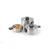 Salter BW14354 Stack-In acciaio inox set di 3 pentole (16/22/24 cm)