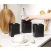 Salter BW14370 Alchemy set contenitori per alimenti 3 pezzi, nero