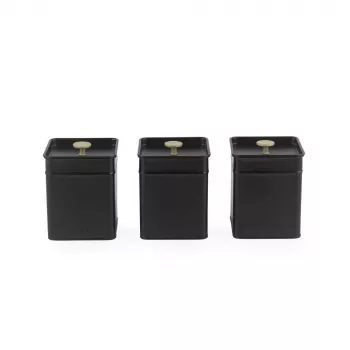 Salter BW14370 Alchemy set contenitori per alimenti 3 pezzi, nero
