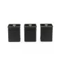 Salter BW14370 Alchemy set contenitori per alimenti 3 pezzi, nero