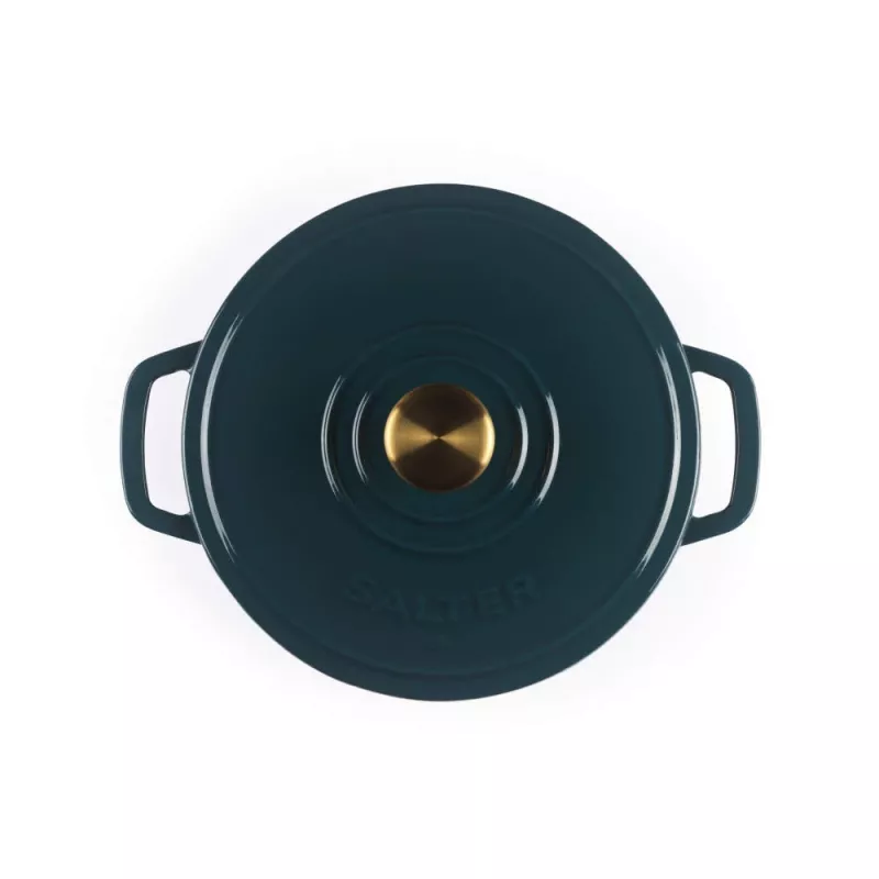 Salter BW14433GR Chester pentola in ghisa bassa 2L 20 cm, verde