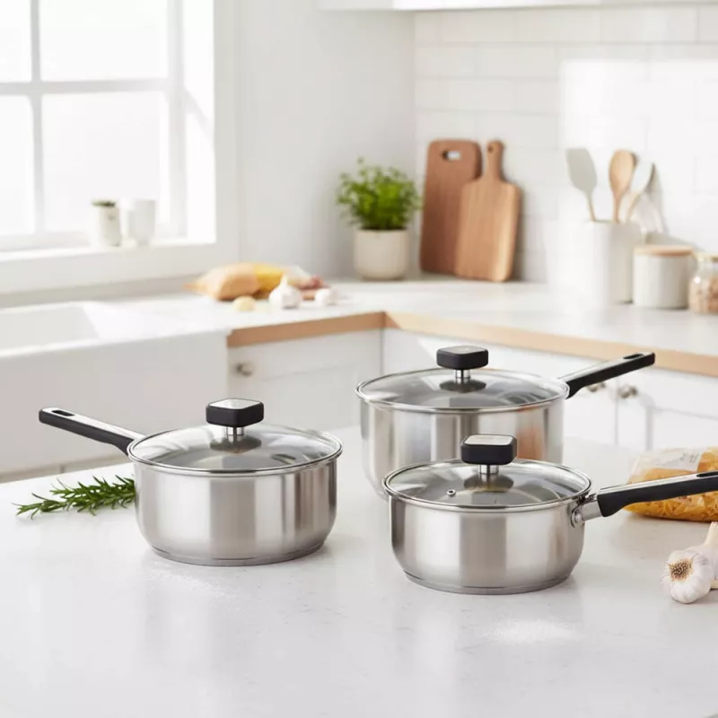 Salter BW14627 Expert set di 3 padelle (16/18/20 cm)