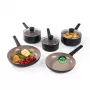 Salter BW14738 set di 5 padelle in ceramica - Megastone antiaderente, adatto all'induzione