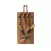 Salter BW14826 Toronto Set tagliere per formaggio, legno di acacia, 3 coltelli