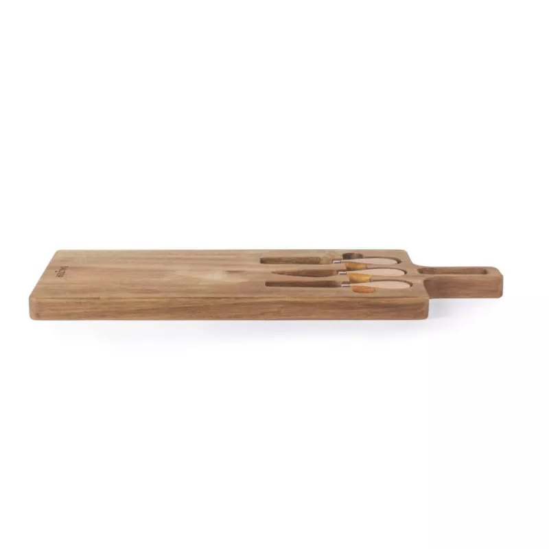 Salter BW14826 Toronto Set tagliere per formaggio, legno di acacia, 3 coltelli