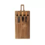 Salter BW14826 Toronto Set tagliere per formaggio, legno di acacia, 3 coltelli