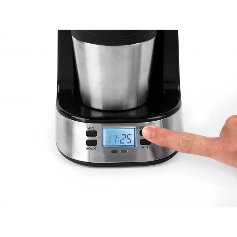Salter EK2732FVDE macchina per caffè digitale - 1,5 l, 12 tazze, nero e argento