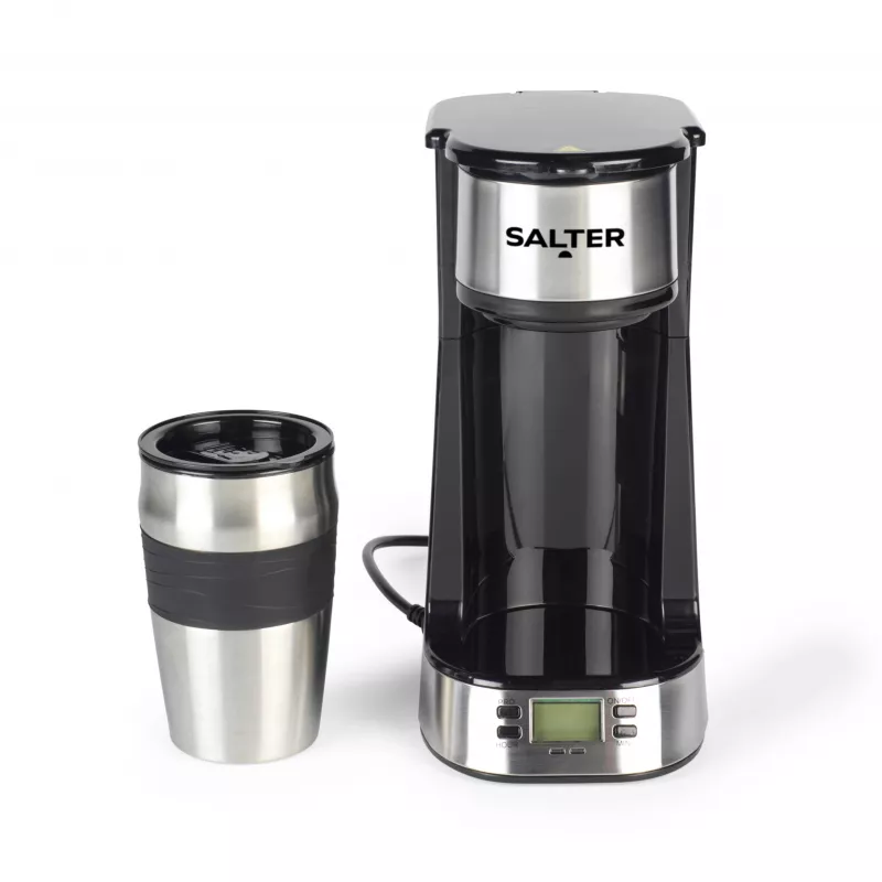 Salter EK2732FVDE macchina per caffè digitale - 1,5 l, 12 tazze, nero e argento