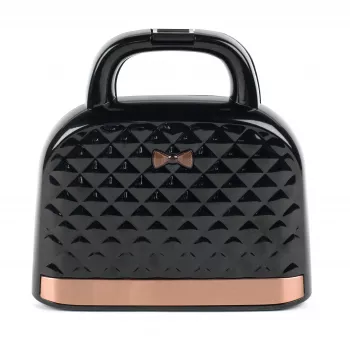 Salter EK3677FVDE tostiera a forma di borsetta - 750W, 2 fette, nero/argento