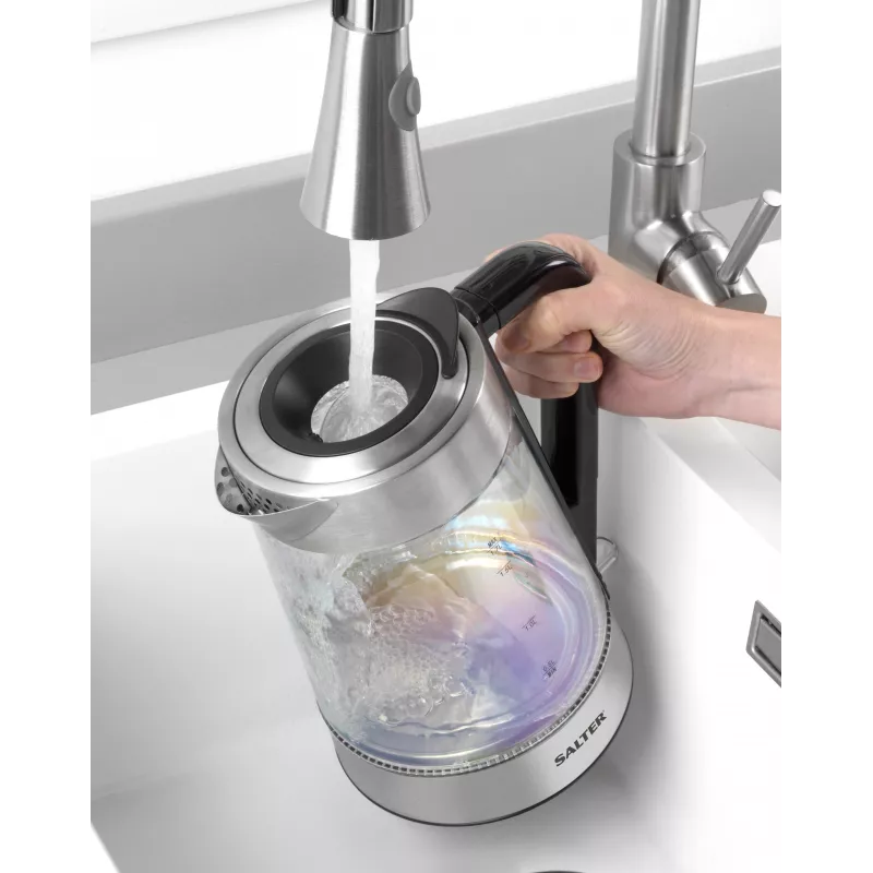 Salter EK5078IRFVDE bollitore in vetro iridescente 1,7L 3000W