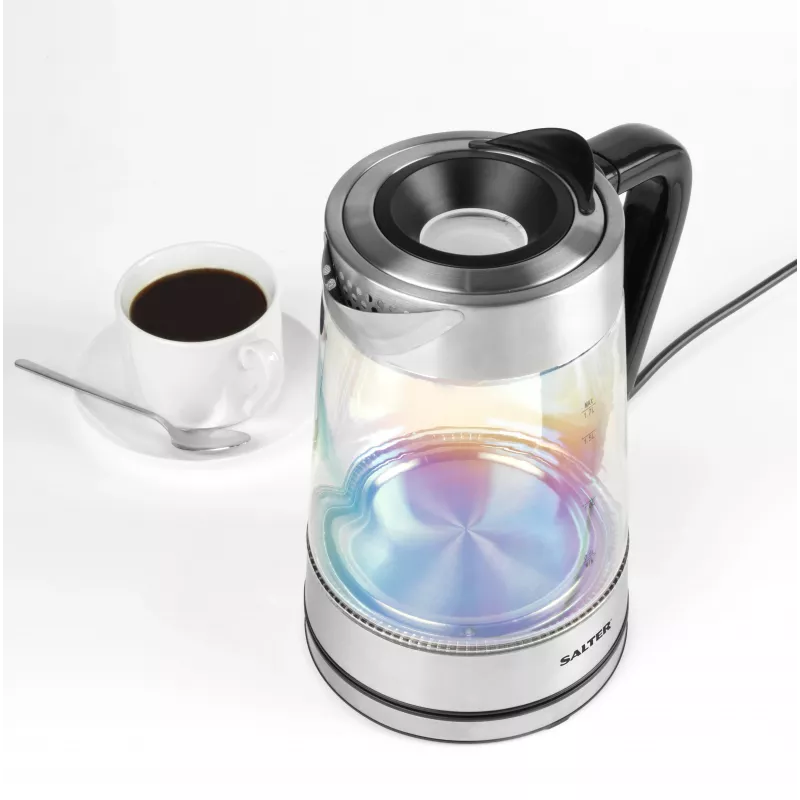 Salter EK5078IRFVDE bollitore in vetro iridescente 1,7L 3000W