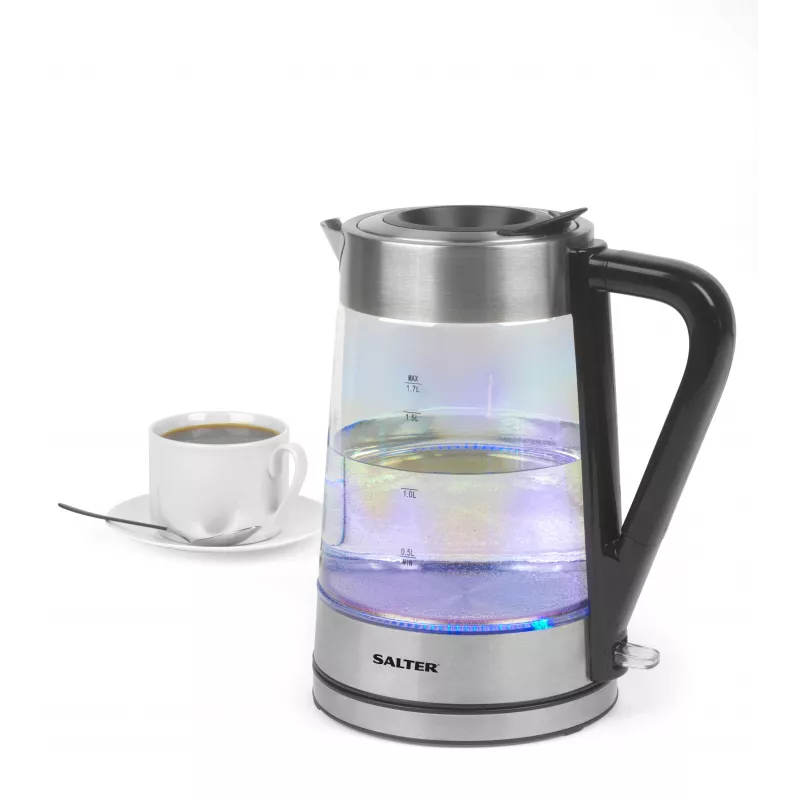 Salter EK5078IRFVDE bollitore in vetro iridescente 1,7L 3000W