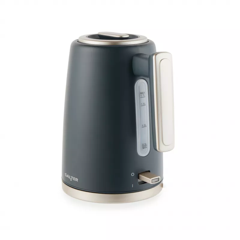 Salter EK5561BGRYFVDE bollitore Rapid Boil Marino - 1,7 l, 3000 W, acciaio inox, grigio