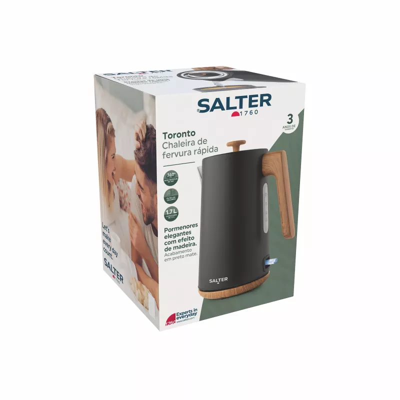 Salter EK5822BLKVDE Toronto bollitore a ebollizione rapida nero