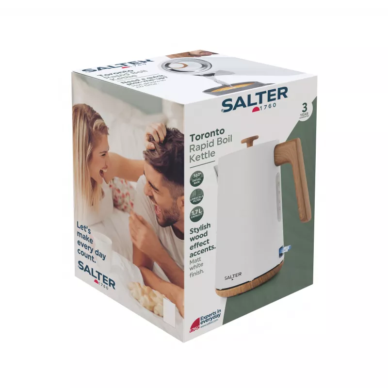 Salter EK5822WHTVDE Toronto bollitore a ebollizione rapida bianco