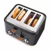 Salter EK5823BLKVDE Toronto tostapane 4 fette - acciaio inox nero