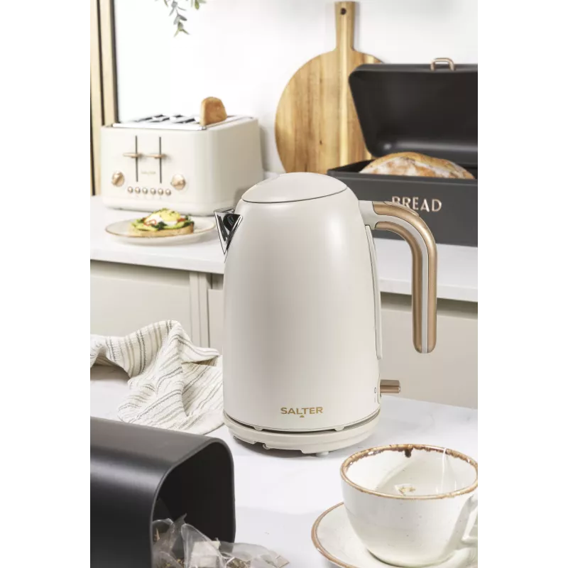 Salter EK6085OBVDE bollitore Rapid Boil Pebble 1.7L 3000W nero ossidiana