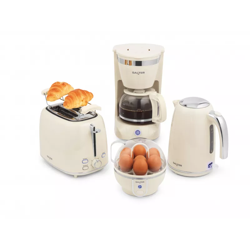 Salter EK6695CRMVDE caffettiera a filtro retrò 1,25 l 900 W crema