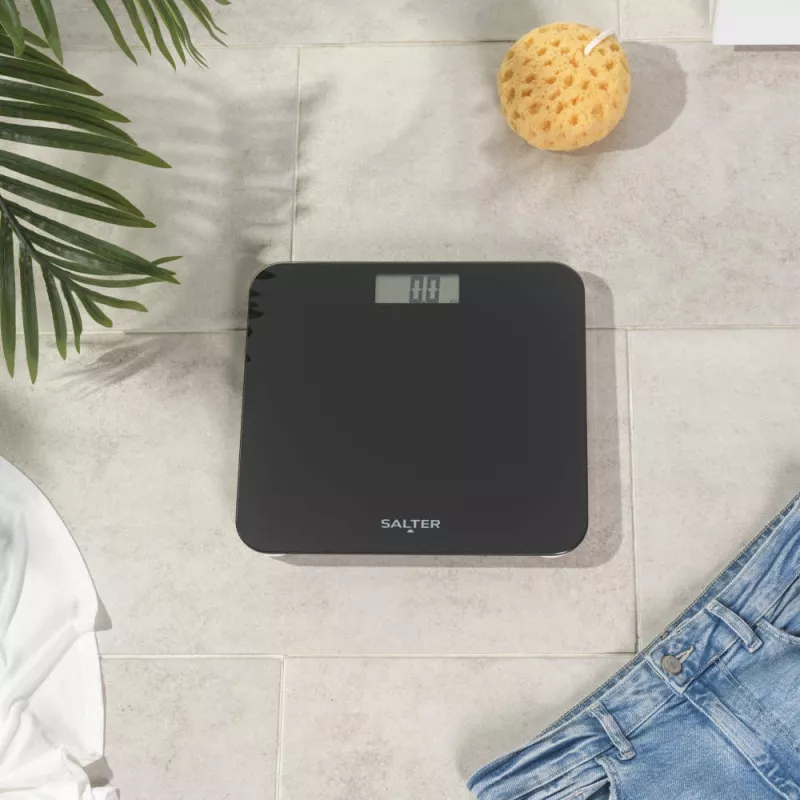 Bilancia pesapersone senza batteria Salter SA00703BFEU12, nera