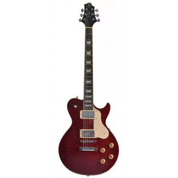 Samick AV 3 TR Chitarra elettrica – Transparent Red