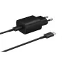 Samsung Caricatore da viaggio 25W + cavo dati USB-C/USB-C nero (OOB Bulk) (EP-TA800EBE + EP-DA905BBE)