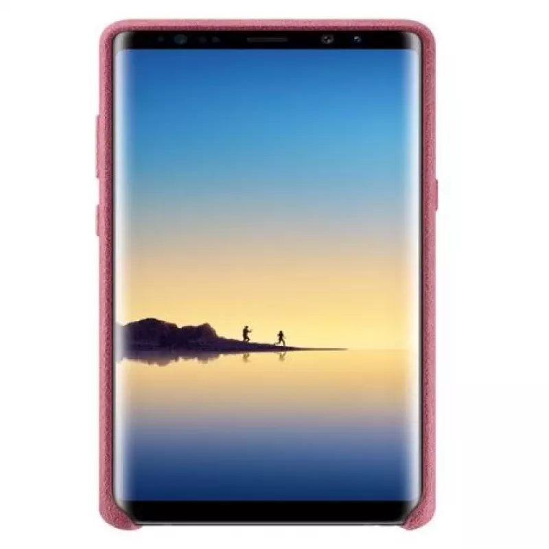 Samsung Alcantara Cover per Galaxy Note 8 EF-XN950APEGWW Rosa