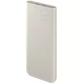 Battery Pack Samsung capacità 10.000mAh/25W Super Fast Charging/doppia porta/PD Power Delivery bianco