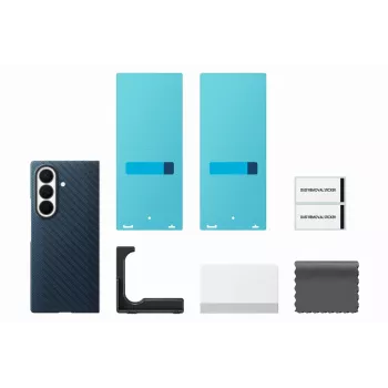 Samsung Carbon Magnet Case per Galaxy Fold 8 Ultra, navy