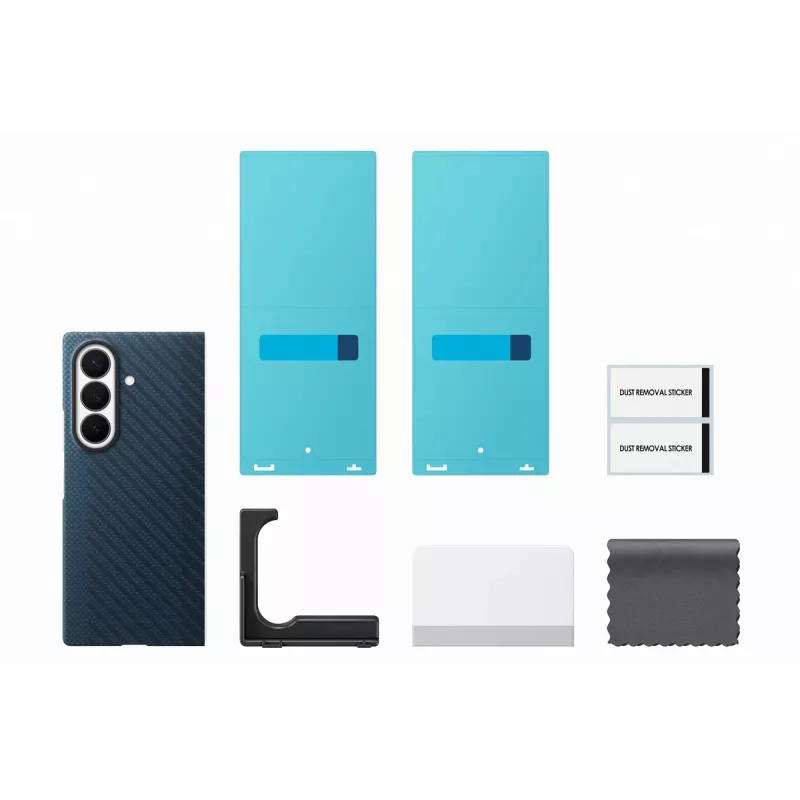 Samsung Carbon Magnet Case per Galaxy Fold 8 Ultra, navy