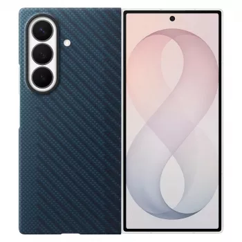 Samsung Carbon Magnet Case per Galaxy Fold 8 Ultra, navy
