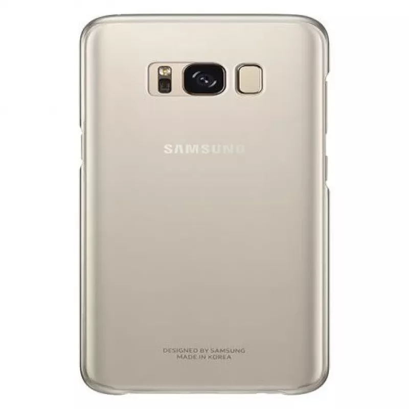 Samsung Clear Cover per Galaxy S8+ G955 oro