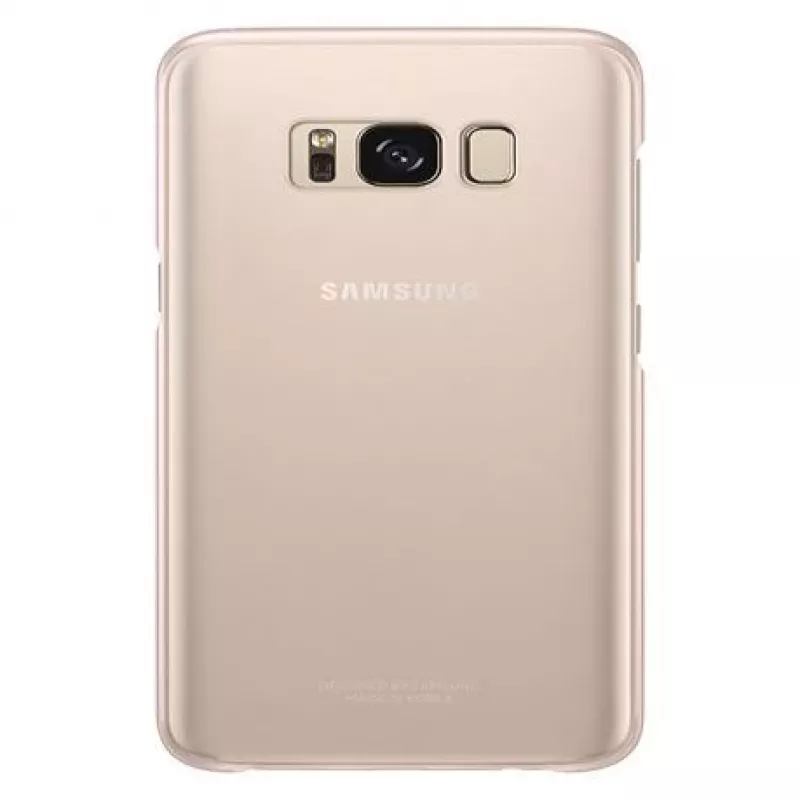 Samsung Clear Cover per Galaxy S8+ G955 rosa