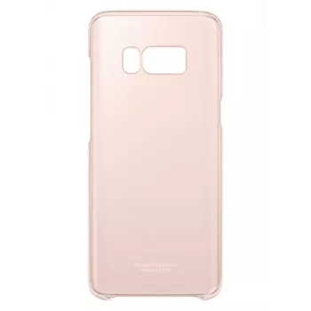 Samsung Clear Cover per Galaxy S8+ G955 rosa