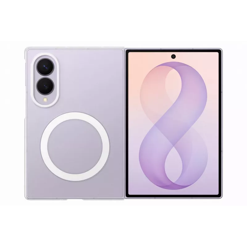 Samsung Clear Magnet Case per Galaxy Z Fold8, trasparente