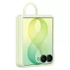Custodia magnetica in silicone con anello Samsung EF-EF776CGEGWW per Galaxy Z Flip8, verde
