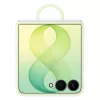 Custodia magnetica in silicone con anello Samsung EF-EF776CGEGWW per Galaxy Z Flip8, verde