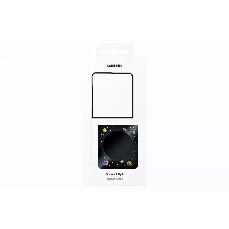 Samsung EF-FF776CBEGWW custodia Flipsuit per Galaxy Z Flip8, nero