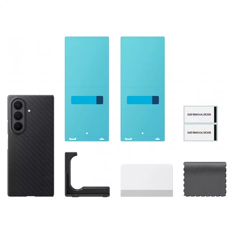 Samsung EF-KF976SBEGWW Carbon Magnet Case per Galaxy Fold 8 Ultra - nero