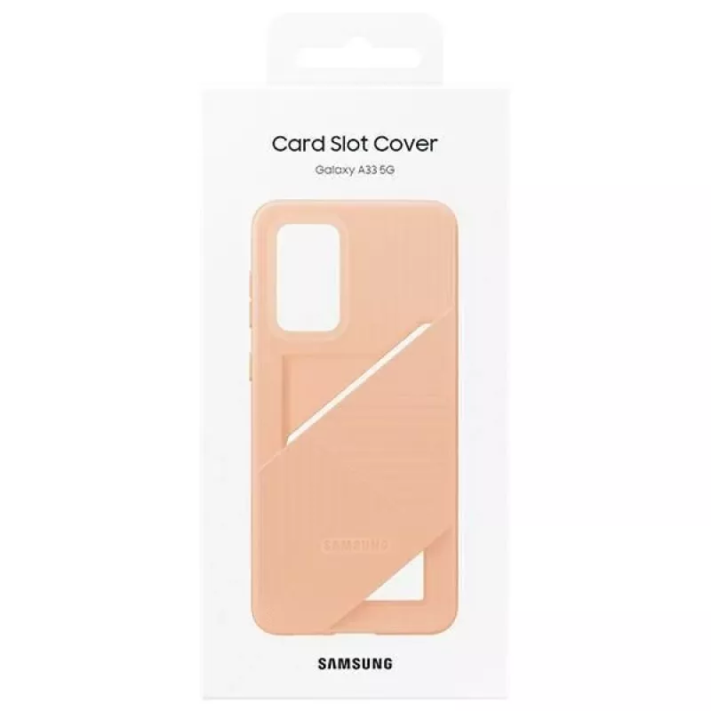 Samsung EF-OA336TPEGWW Custodia con Portacarte per Galaxy A33 5G, Pesca
