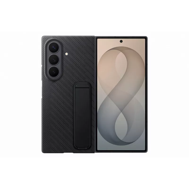 Samsung Carbon Standing Case per Galaxy Z Fold8 Ultra, nero