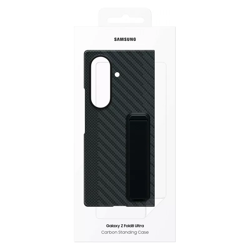 Samsung Carbon Standing Case per Galaxy Z Fold8 Ultra, nero